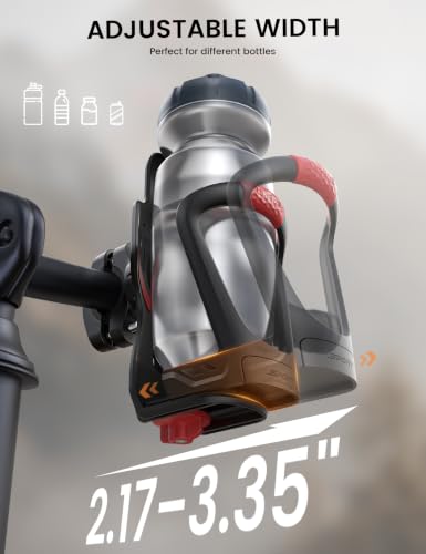 Portabotellas para bicicleta Lamicall con almacenamiento para rastreador, jaula para bebida bicicleta miniatura 2