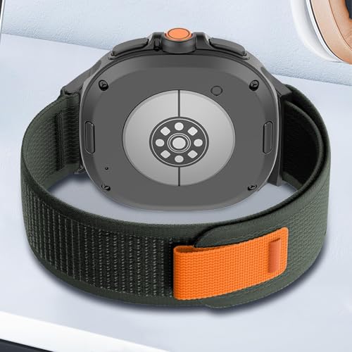 Image of VEMIGON Trail Loop Band Compatible with Samsung Galaxy Watch 8 40mm 44mm / 8 Classic 46mm, Soft Breathable No-Gap Nylon Fabric Sport Strap Replacement Wristband (Watch Not Included)