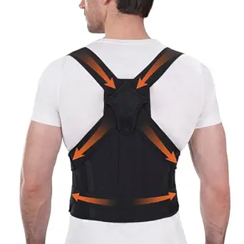 Back Brace Posture Corrector for Men and Women - Adjustable Full Back Brace Posture Corrector Straightener For Upper and Lower Back Pain Relief - Scoliosis, Hunchback, Spine Corrector - Medium