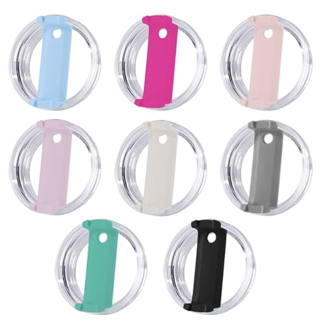 Tumbler Accessories Compatible with 40 Oz, Tumbler Replacement Lids, Reusable Stainless Steel Straws, Straw Covers, Silicone Boots