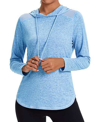 Gyabnw Tee Shirt Sport Femme T Shirt à Manche Longue...