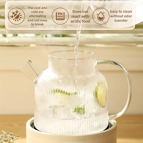 Hervidor eléctrico y fabricante de té de vidrio con función mantener caliente 6