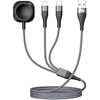 6-Ft 3-in-1 Braided USB-A to USB-C/Lightning/Magnetic Charger Cable only .99: eDeal Info