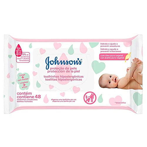 Johnson's Baby Lenços Umedecidos Proteção da Pele,48u