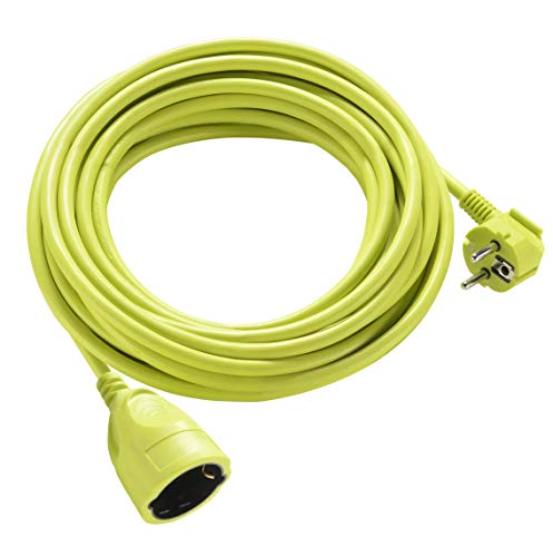 Masterplug Rallonge Schuko pour extérieur IP44 Vert 10 m