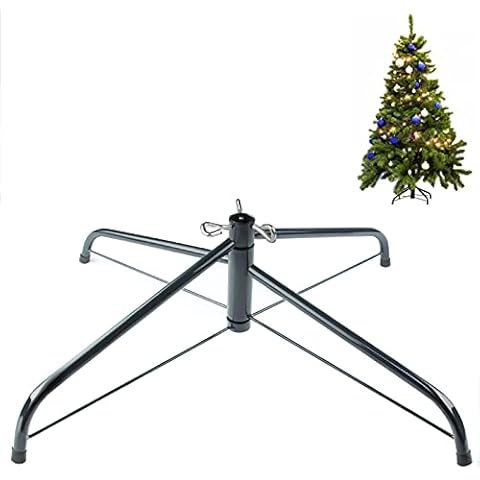 MNKXL 28 Inch Christmas Tree Stand for 4 to 10ft Christmas Trees,fits 1.3 inch Pole,Folding Christmas Tree Stand Cover