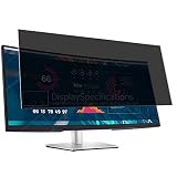 Vaxson TPU Protection d'écran de Confidentialité, compatible avec Dell P3421W 34.14' Display Monitor [pas en verre trempé] Film Protecteur Anti Espion
