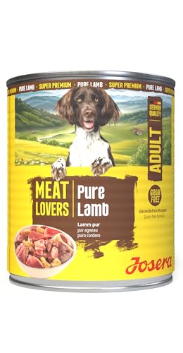 JOSERA Meat Lovers Pure Lamb (6 x 800 g) | Adult | Premium Nassfutter für ausgewachsene Hunde | extra viel Lammfleisch (68%) | Monoprotein | getreidefrei | Hundefutter nass | 6er Pack – Bild 3