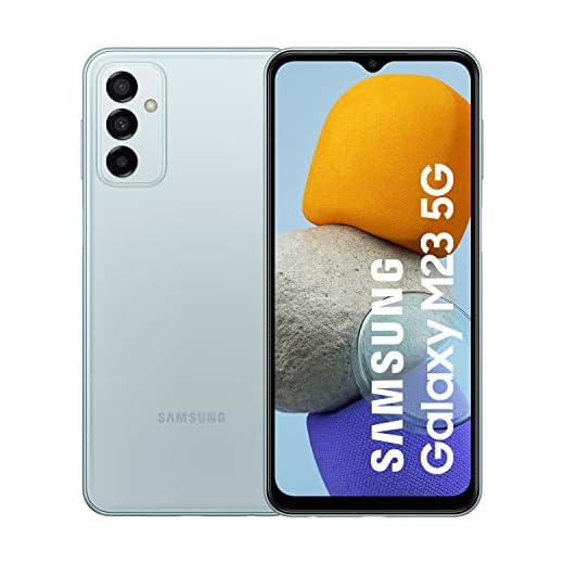 Samsung Galaxy M23 5G (128 GB) Azul Claro – Teléfono Móvil Android, Sin Tarjeta SIM, Smartphone con 4 GB de RAM (Versión Española)