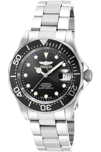 Invicta Men's 17039 Pro Diver Automatic 3 Hand Black Dial Watch
