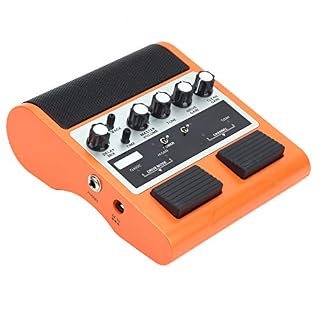 Amplificateur de Guitare, Ampli Guitare à Pédale avec 2 Modes de Canal Super Speed et Fonction de Transmission Blue tooth, Haut-parleurs Amplificateurs Portables pour Guitare Basse électrique(Orange) - Les Beatles, Paul McCartney, John Lennon, RIngo Starr, George Harrison Amplificateur de Guitare, Ampli Guitare à Pédale avec 2 Modes de Canal Super Speed et Fonction de Transmission Blue tooth, Haut-parleurs Amplificateurs Portables pour Guitare Basse électrique(Orange) – Image 2