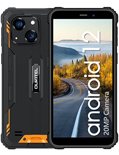OUKITEL WP20 スマホ – ブラック＆オレンジ Amazon | OUKITEL WP20 SIMフリー スマホ 本体 Android 12 防水