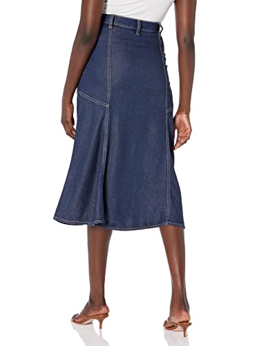 7 For All Mankind Women's Long Denim Skirt2