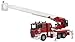 BRUDER - 03590 - Camion pompier SCANIA R-serie rouge, avec échelle et pompe à eau