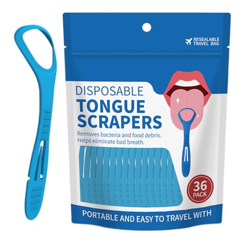 Limpia Lengua para Adultos | Antideslizante y Ergonómico,Herramientas de Cepillo Portátiles - para Amigos, Niños y Niñas, Compañeros, Cumpleaños, Festividades, Viajes y Hogar