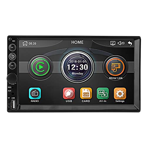 Auto Mp5, Qiilu 7in Touch Screen HD 2 Din Car FM