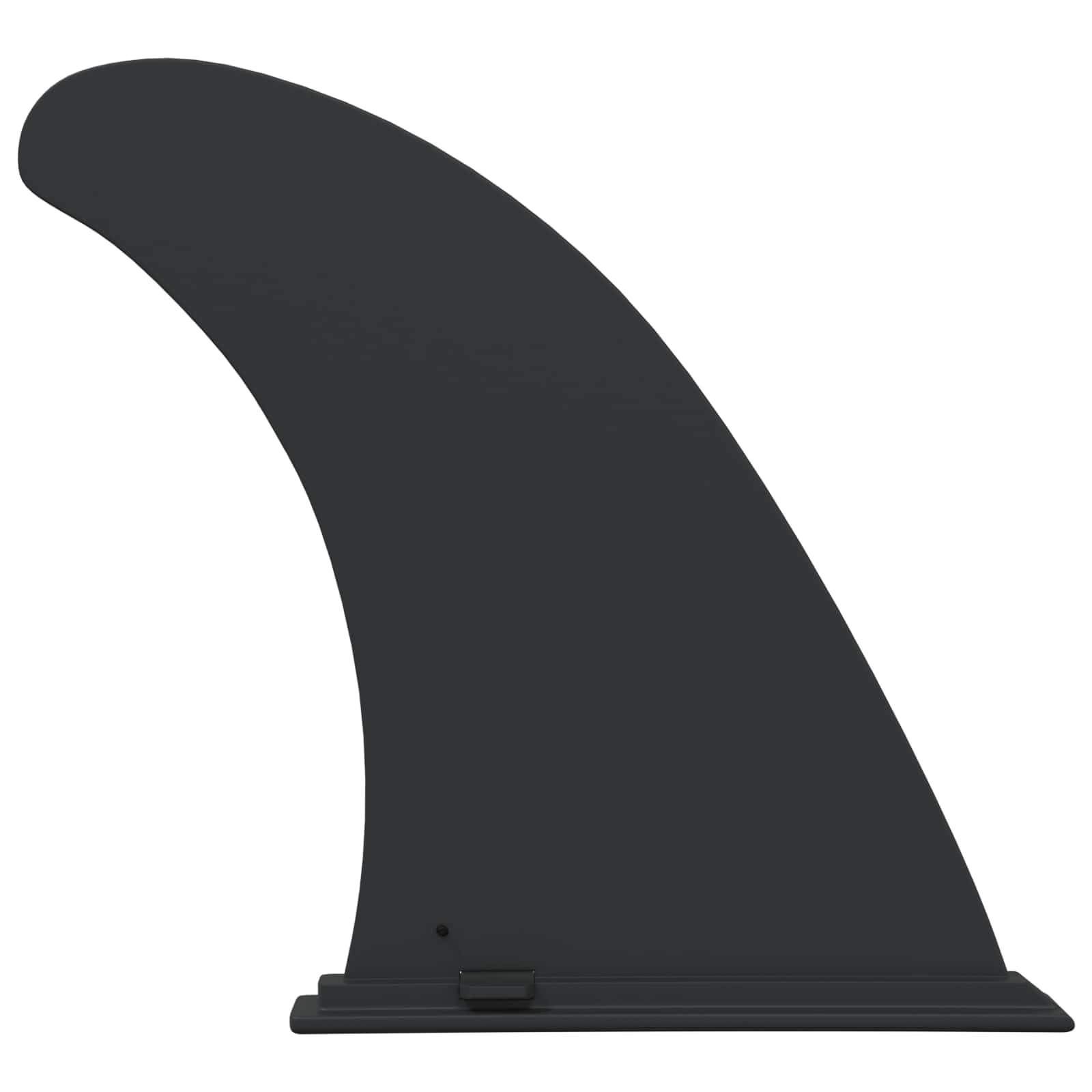 3,5 x 18 x 21,5 cm Nylon Schwarz Seitenfinne für SUP mit Sicherungsspinne kompatibel für Finnenkasten Futurebox und USBox für verbesserte Stabilität und Lenkung beim Wassersport