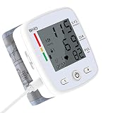 Wrist Blood Pressure Monitor, CHANG KUN USB Rechargeable Automatic BP Wristband Digital Portable Adj