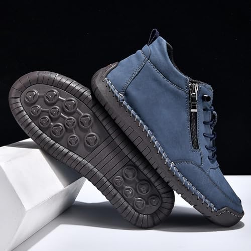 Bottines décontractées pour femme avec lacets et fermeture éclair - 3