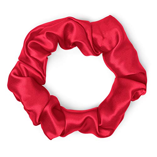 Satin Scrunchies 100% Silk Premium Quality Ponytail Holders Choose From Many Colors Scrunchie King Made in the USA
