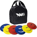 El juego de iniciación de disco de golf viene con todo lo que necesitas para jugar al disco de golf, 2 unidades de driver, 2 piezas de rango medio, 2 piezas de putter y 1 bolsa de transporte.