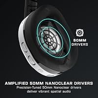 Turtle Beach Stealth 600 Konsole Weiß Playstation Kabelloses Gaming Headset bis zu 80hr Stunden, 50mm Lautsprecher und Bluetooth für PS5, PS4, PC – Ansicht 4