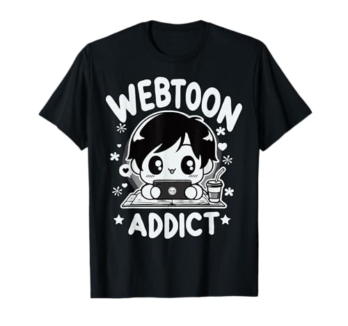 Webtoon Addict - cadeau drole pour fan accro de manga T-Shirt