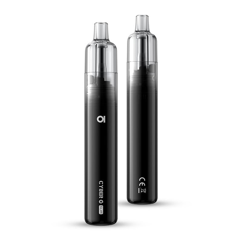 Cigarette Électronique Aspire Cyber G Slim,Sans Tabac, Sans Nicotine, Interdit aux moinde 18 ans (Black)