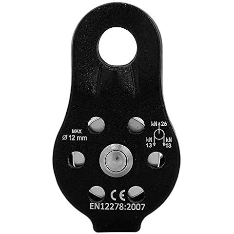 Polea de aleación de aluminio Jadeshay para escalada de cuerda de 12mm Cover