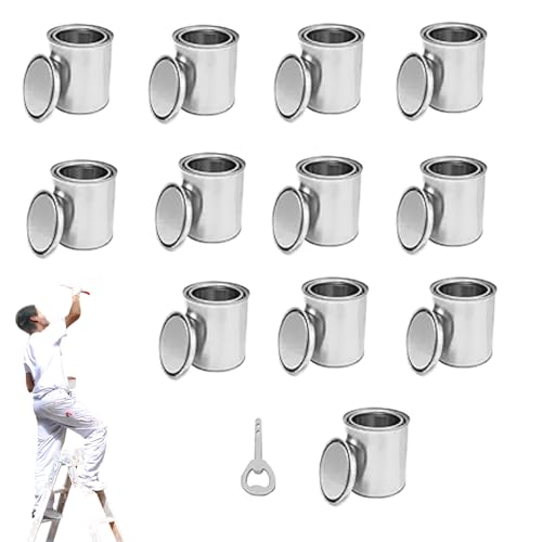 Boîtes de peinture de 500 ML métal avec couvercle étanche pour loisirs créatifs DIY - 2