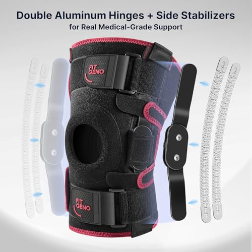 Image of Fit Geno Hinged Knee Brace for Women Knee Pain Relief (Small)