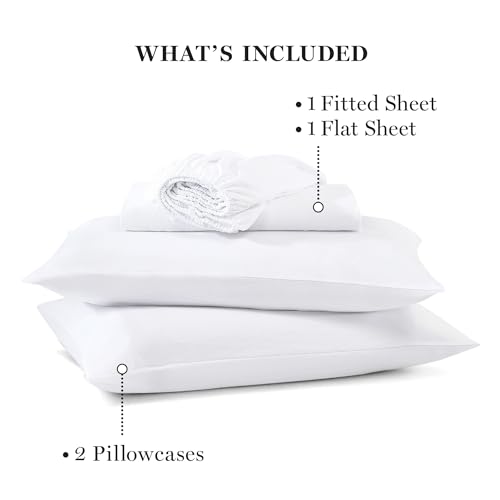 Martha Stewart Ultra Soft Brushed and Washed Microfiber 4 Piece Sheet Set, Easy Care, Comfy Bed Sheets with Deep Pocket - Image 4
