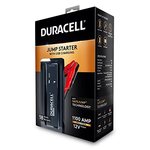 Price comparison product image Duracell SafeJump 1100A Li-Ion Jump Starter