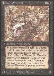 Magic the Gathering - Hombre lobo menor - Leyendas