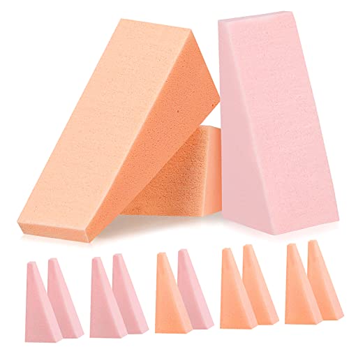 Ipetboom 96Pcs Makeup Sponges Soft Cosmetic for Powder Application for Foundation Blush Eyeshadow and More Versatile Beauty Tools Nude