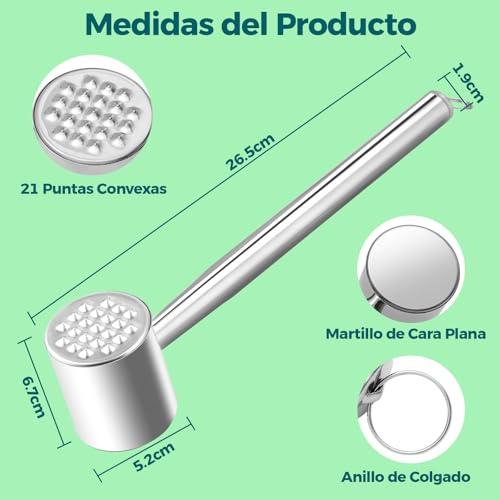 Consejos para Comprar Mazos para carne - los más vendidos. 11 Imagen adicional