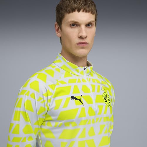 PUMA Borussia Dortmund Pre match Quarter Zip Top Men Sport Faster Jaune - vue 6