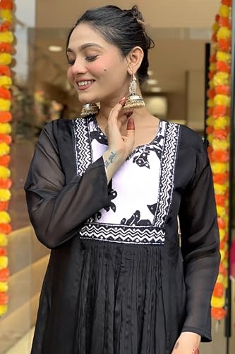 Image of Jwalin Women's Chinon Silk Kurta Pant Set with Dupatta