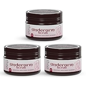 Kinsfolk Body Scrub for Tan Removal & Soft-Smooth Skin – De-Tan Bathing Scrub, Removes Dirt & Dead Skin from Neck, Knees, Elbows & Arms | For Women & Men – 50Gm (Pack of 3)