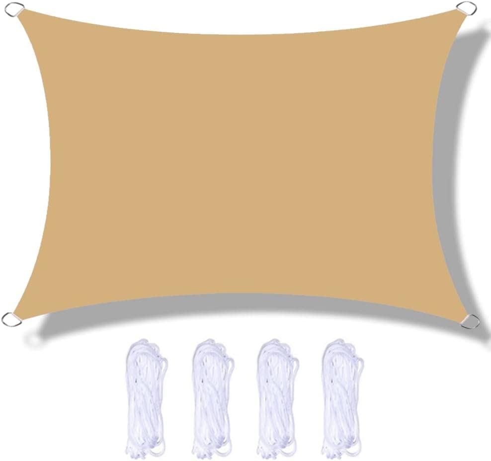 Voile d'ombrage imperméable 2x5m pour terrasse et événements outdoor