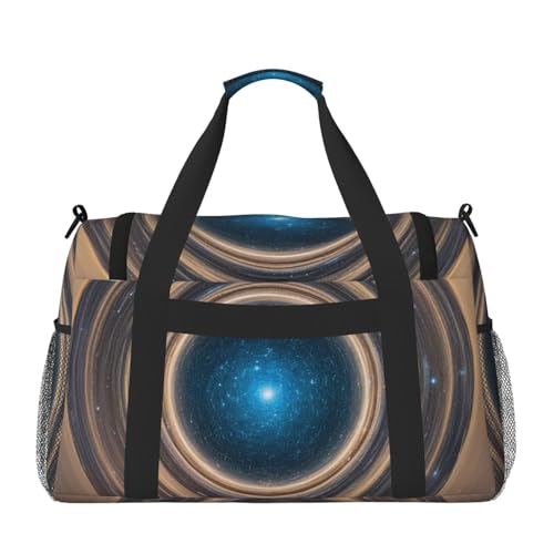 Mysterious Stars Print Travel Duffel Bag for Men & Women, Foldable Travel Bags and Spacious Weekender Tote Bag for Storage Toiletry Luggage Personal Item2