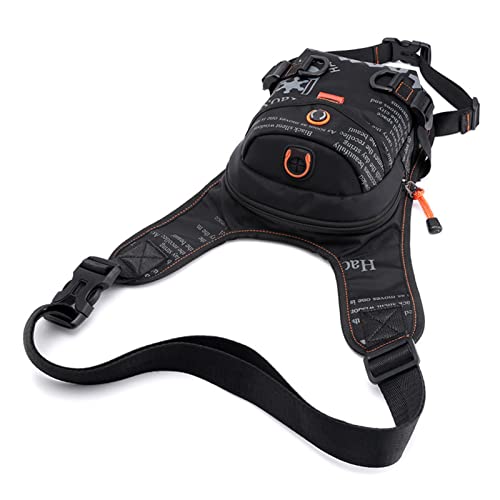 Bolsa de pierna para motocicleta impermeable y riñonera portátil de viaje