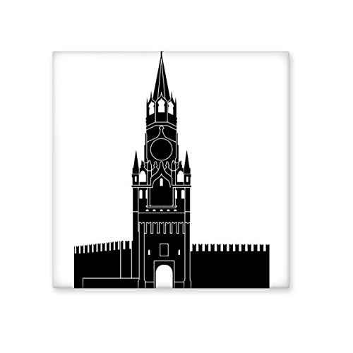 Carreaux de céramique Kremlin de Moscou en céramique bisque silhouette raffinée pour mur