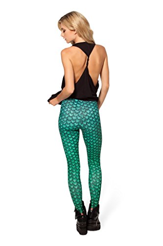 Sister Amy 43483-8386 Girl Dragon Scales Printed Ankle Elastic Tights Legging thumb #4