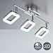 Produktbild LED Deckenleuchte I 3 flammige Deckenlampe 3x 4W I dreh- & schwenkbar I eckige Platinen I Deckenstrahler I IP20
