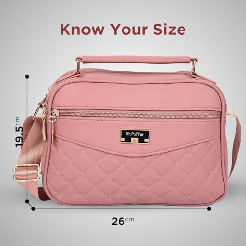 Image of Sling Bag for Women | Classic Stylish Handbag for Girls with Adjustable Strap