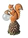 Moonrays 91536 Solar Powered Color-Changing LED Light Squirrel Statue