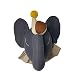 DMDMJY Testa di Animale Decorazione da Parete, Decorazione da Parete, Testa di Elefante A Colori Ornamenti da Parete Testa, Cameretta da Appendere A Parete per Bambini,Grigio