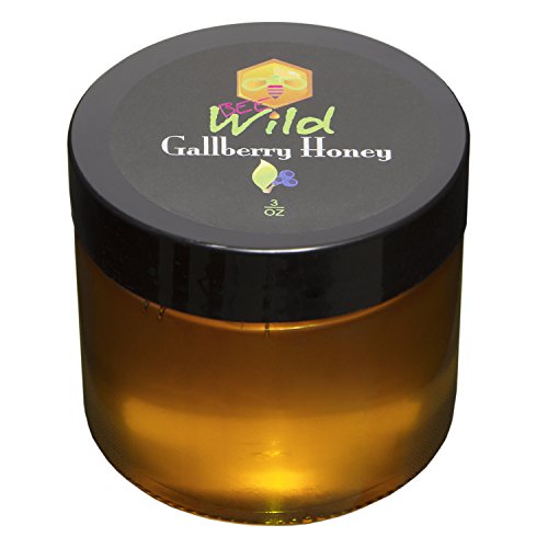 Miel pura orgánica sin filtrar Bee Wild Gallberry 3 oz
