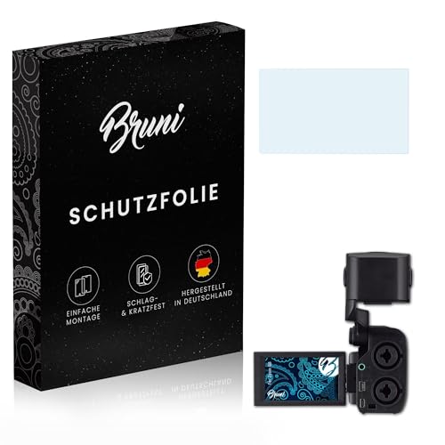 Bruni Schutzfolie kompatibel mit Zoom Q8 Folie, glasklare Bildschirmschutzfolie (2X)